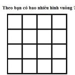 Có bao nhiêu hình vuông ?